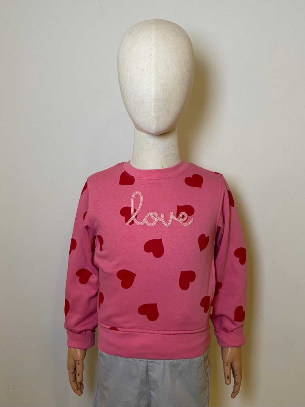 Scotch & Soda Girls Heart Sweatshirt NWT XS 4/5